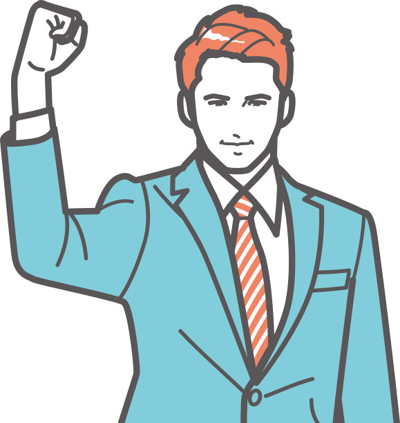 商人摆姿势表示愿意图片下载