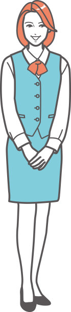 穿着制服的女商人，全身赤裸图片下载