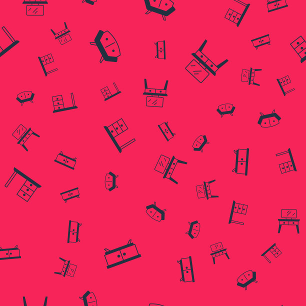 设置家具、床头柜、沙发、办公桌和图片下载