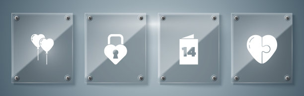 定心贺卡城堡的形状图片下载