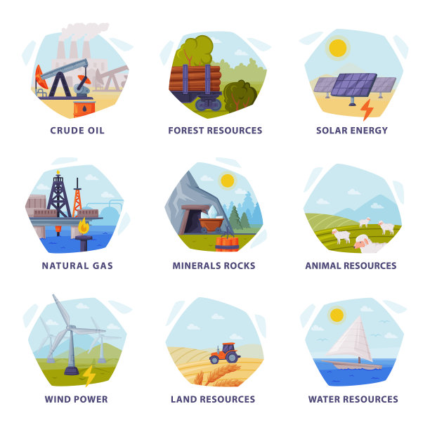 天然土地资源与原油森林图片下载