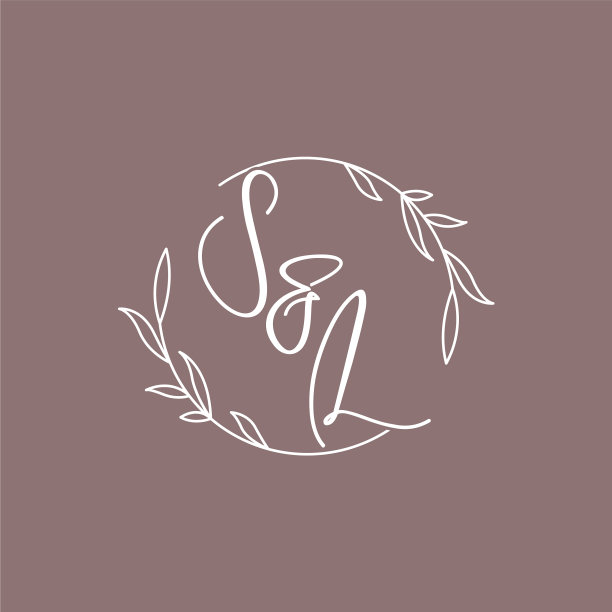 Sl婚礼首字母组合logo创意图片下载