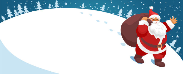 圣诞横幅文字现代冬季假期图片下载