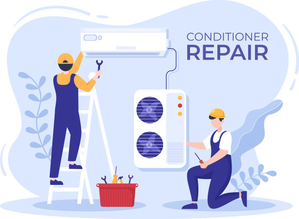 空调维修或安装与机组图片下载