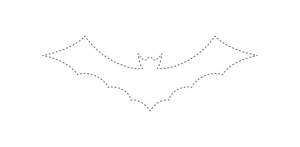 儿童追踪蝙蝠工作表图片下载