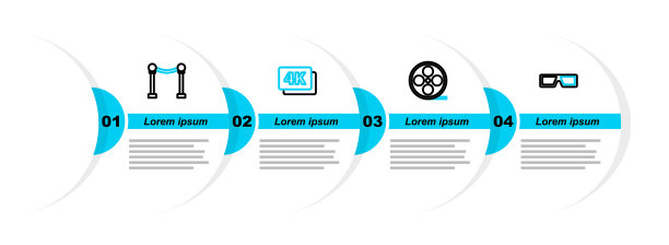 集线3d影院眼镜胶片卷4k超高清图片下载