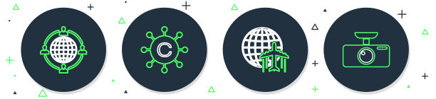 定线文案网环球与飞图片下载