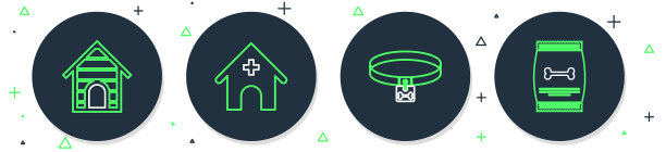 设行兽医医院犬项圈图片下载