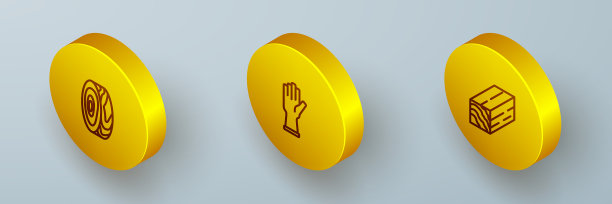 设置等距线树木年轮保护手套图片下载