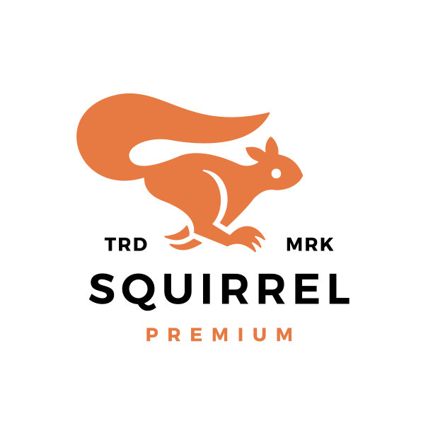 松鼠标志图标图片下载