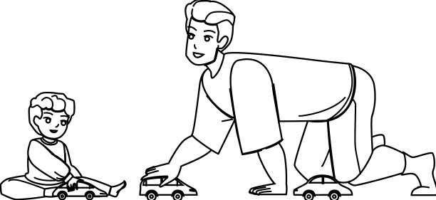 父亲儿子的车图片下载