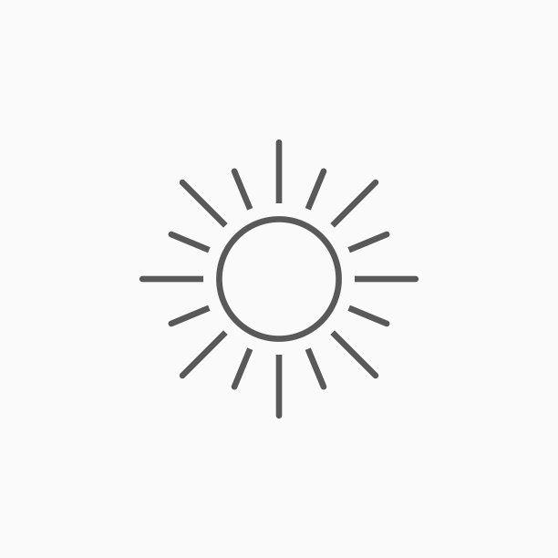 太阳图标图片下载