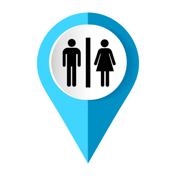 厕所图标卫生间包括女士图片下载