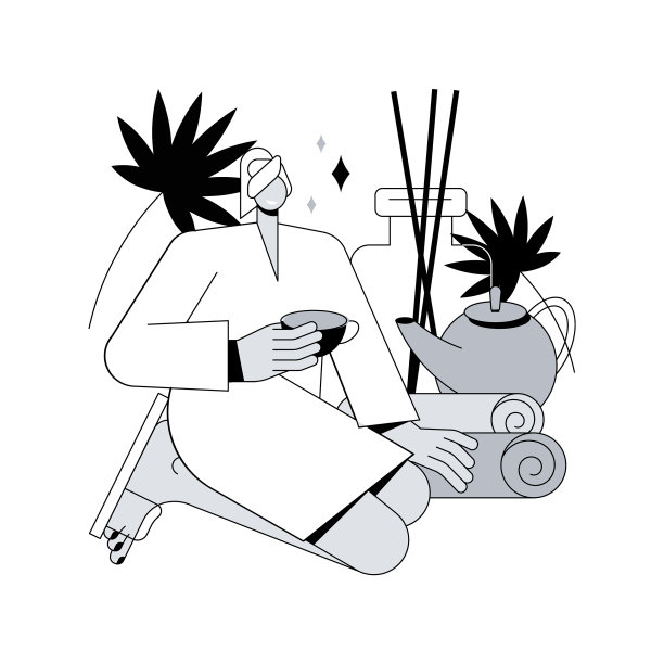 Spa沙龙抽象概念图片下载