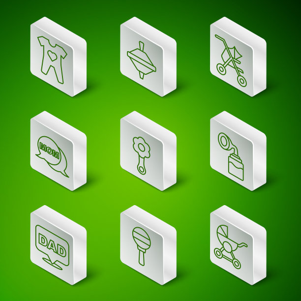 设定线婴儿推车拨浪鼓婴儿玩具衣服图片下载