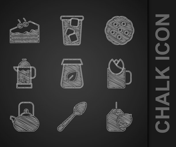 将茶包装茶匙袋与柠檬杯图片下载