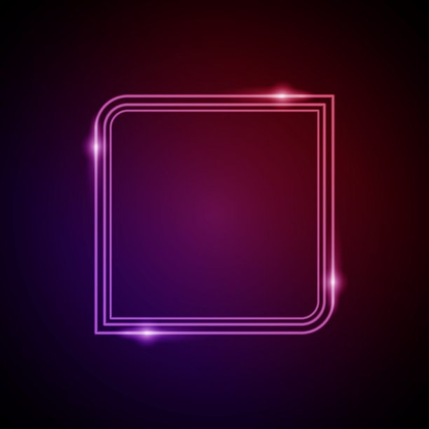 发光的框架图片下载