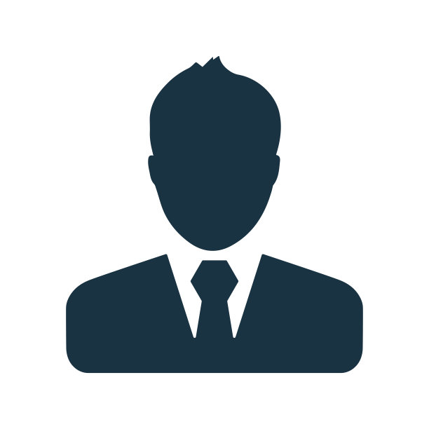 男性偶像。简单的可编辑矢量图形。图片下载