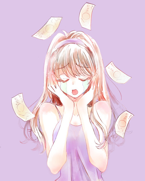 一个因缺钱而震惊的女人图片下载