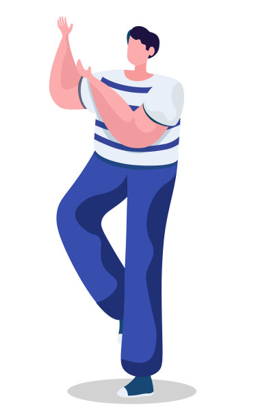 举起双手站立的男人孤独的性格图片下载