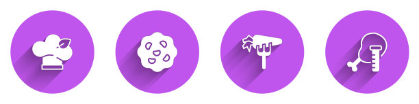 设置素食饮食饼干或饼干胡萝卜和图片下载