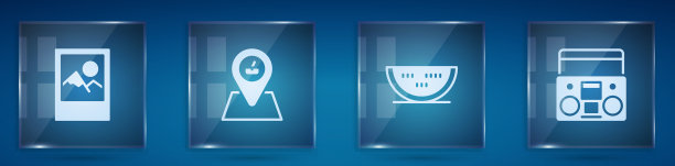 设置相框野餐地点西瓜和图片下载