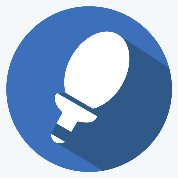 图标螺旋式灯泡，适合家居标志长图片下载