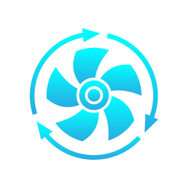 冷却系统标志，空调图标隔离上图片下载