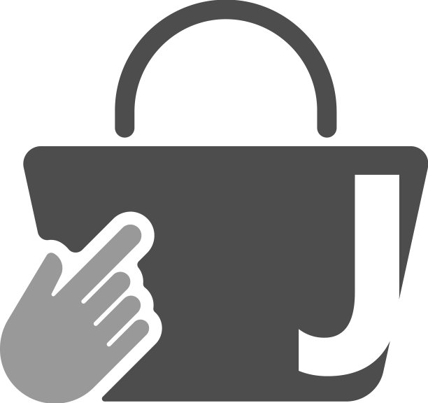 网上购物袋光标点击手标配合图片下载