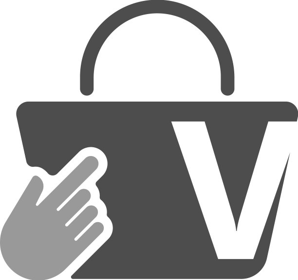 网上购物袋光标点击手标配合图片下载