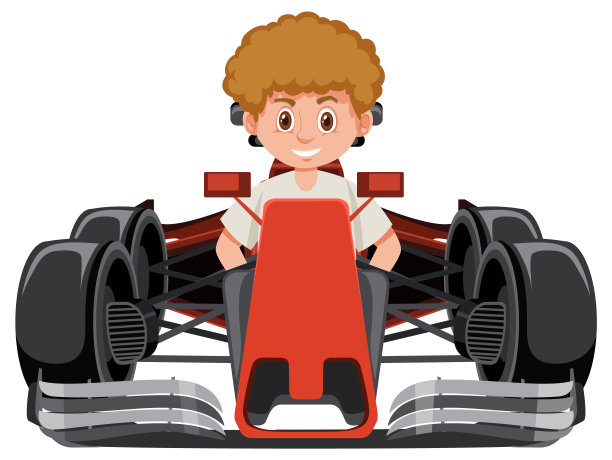 一个开一级方程式赛车的人图片下载