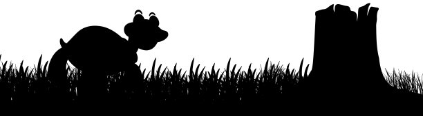 海龟的剪影在大自然的白色背景图片下载