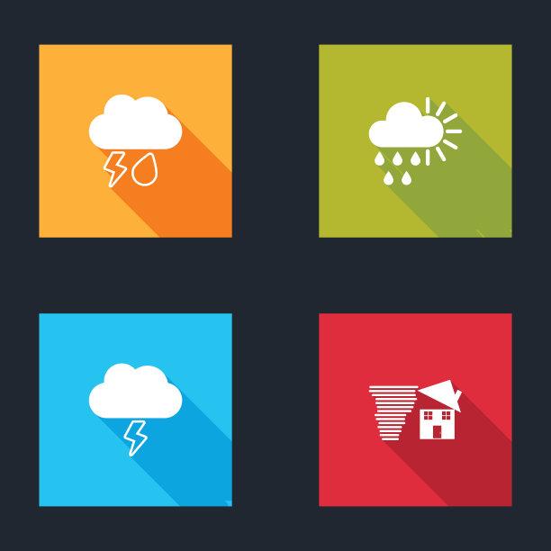 云与雨和闪电乌云太阳图片下载