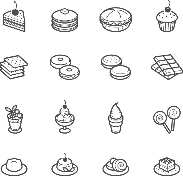 甜点的图标图片下载