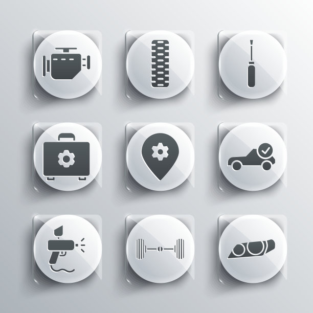 设置底盘汽车车灯汽车服务检查图片下载