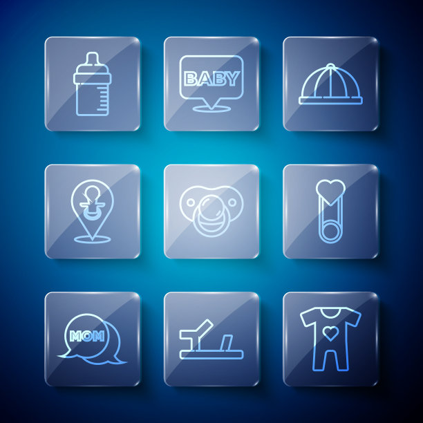 设定线语音泡泡妈妈宝宝鞋子衣服图片下载