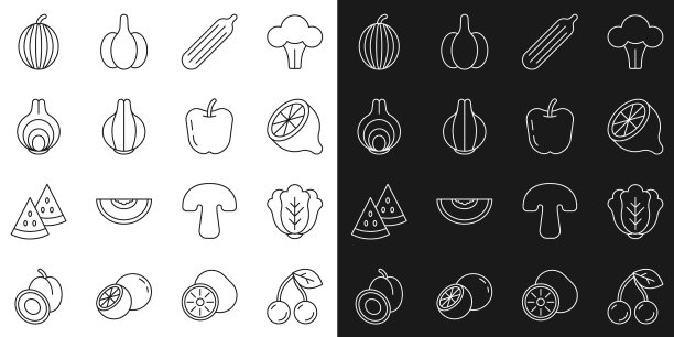 定线樱桃白菜柠檬鲜黄瓜图片下载