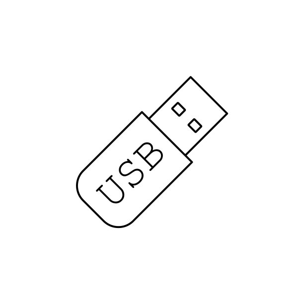 Usb闪存驱动器线图标记忆棒图标Usb图片下载