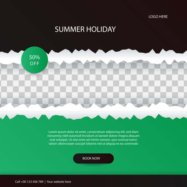 集旅游销售社交媒体张贴模板网站图片下载
