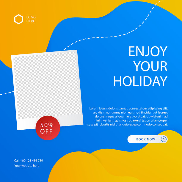 集旅游销售社交媒体张贴模板网站图片下载