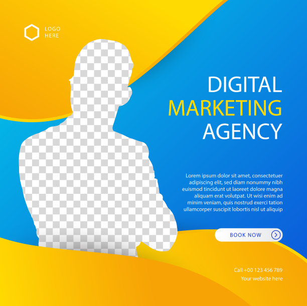 数字营销机构社交媒体帖子图片下载