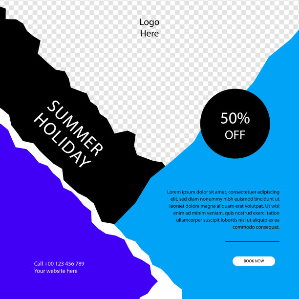 集旅游销售社交媒体张贴模板网站图片下载