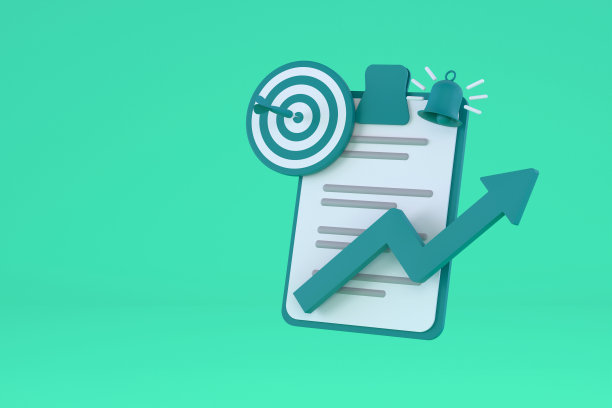 剪贴板和飞镖成功的商业概念图片下载