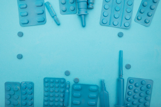 创造性的单色照片背景横幅模型和广告的医药和药品产品图片下载