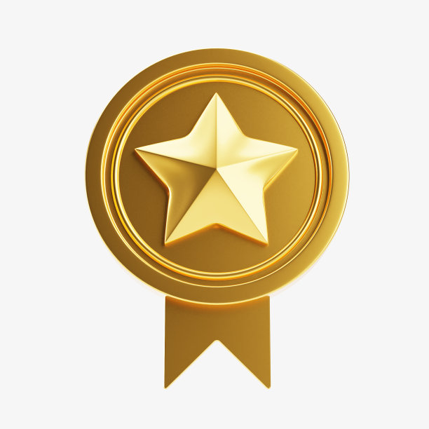 圆形金星奖章图片下载