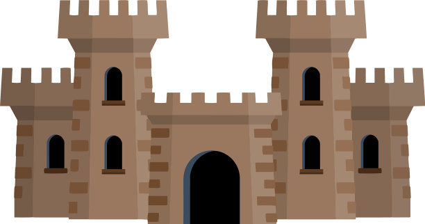 中世纪欧洲石砌城堡图片下载