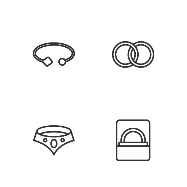 镶线钻石订婚戒指在盒项链图片下载