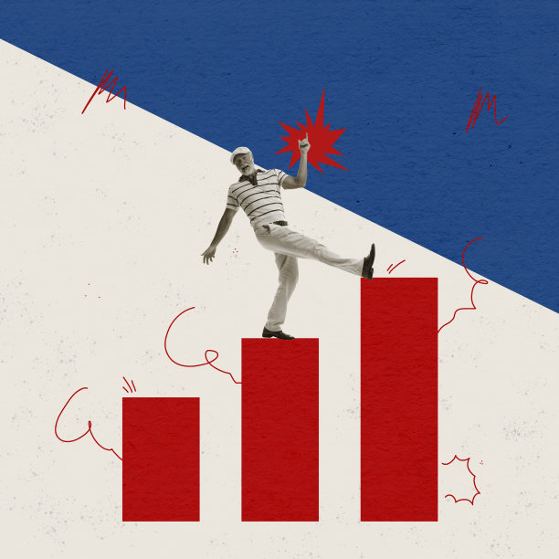 增加，资本的增长。现代设计，当代艺术拼贴。灵感，创意，时尚都市杂志风格。金融摇摆图片下载