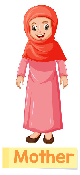 母亲的教育英语单词卡图片下载