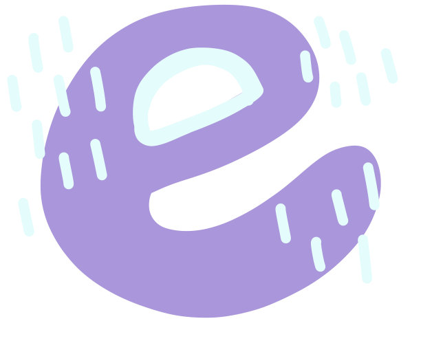 有趣好玩的彩色图形元素手绘涂鸦自由形状粉彩插图背景图片下载